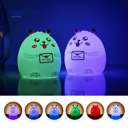 Colorful Bear Silicone Night Light Bedroom Bedside