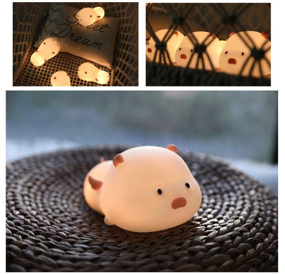 Pig Silicone Night Light
